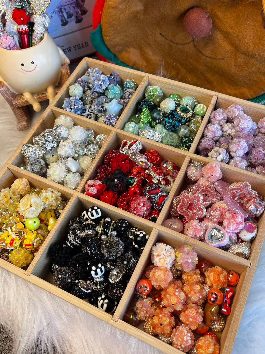 Seize the luck (Random beads) small spoon