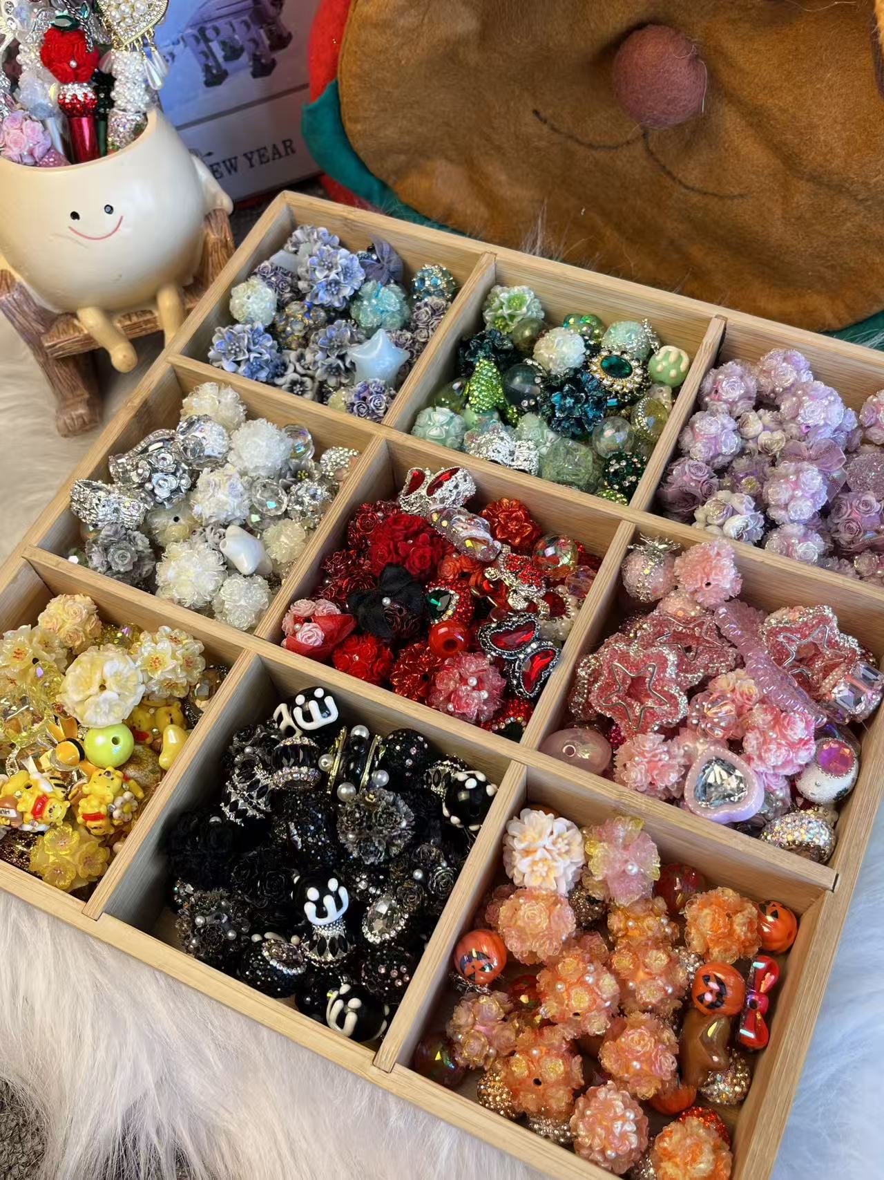 Seize the luck (Random beads) small spoon