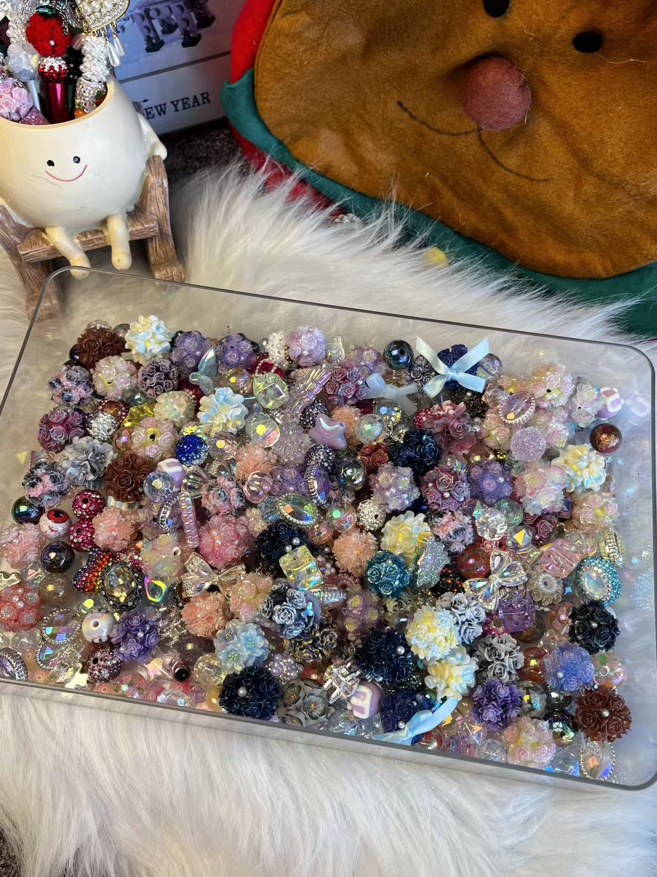 【New!!!】【CHIP GAME】Luxury Acrylic Beads Lucky Bags for DIY- TikTok Live Opening