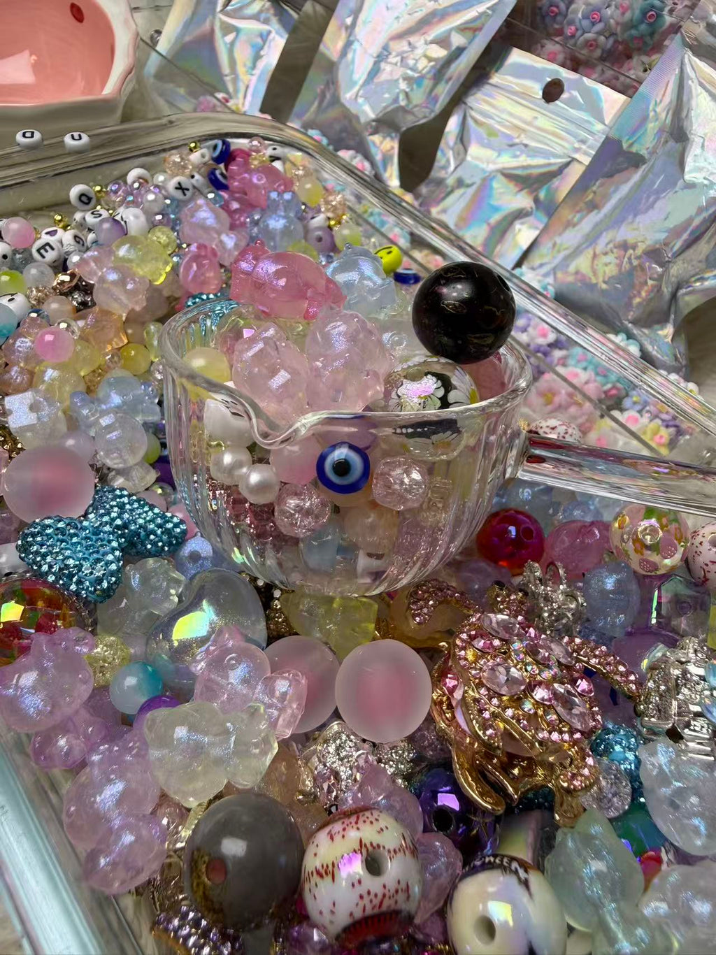 Seize the luck (Random beads) large spoon