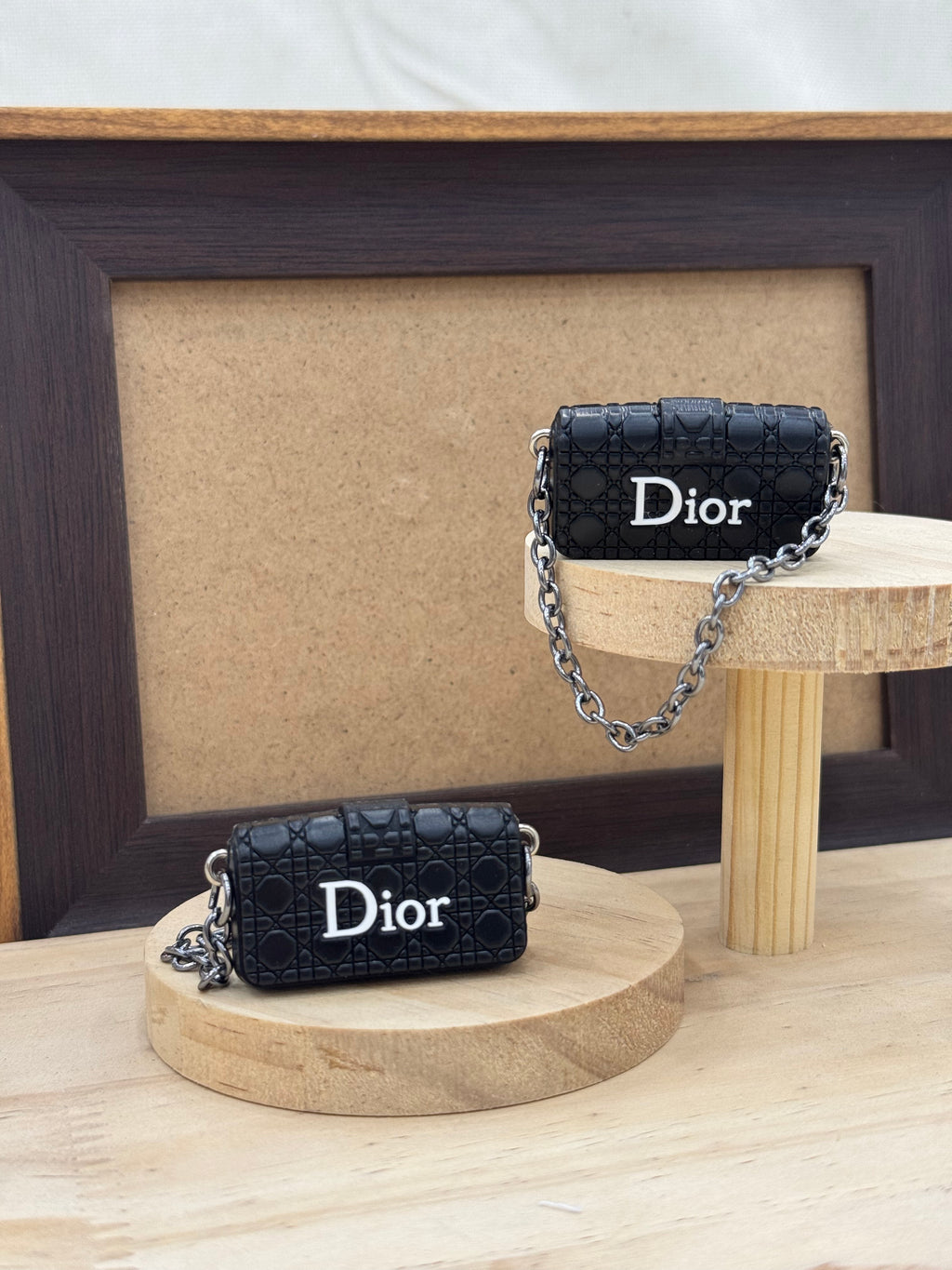 Black chain crossbody bag