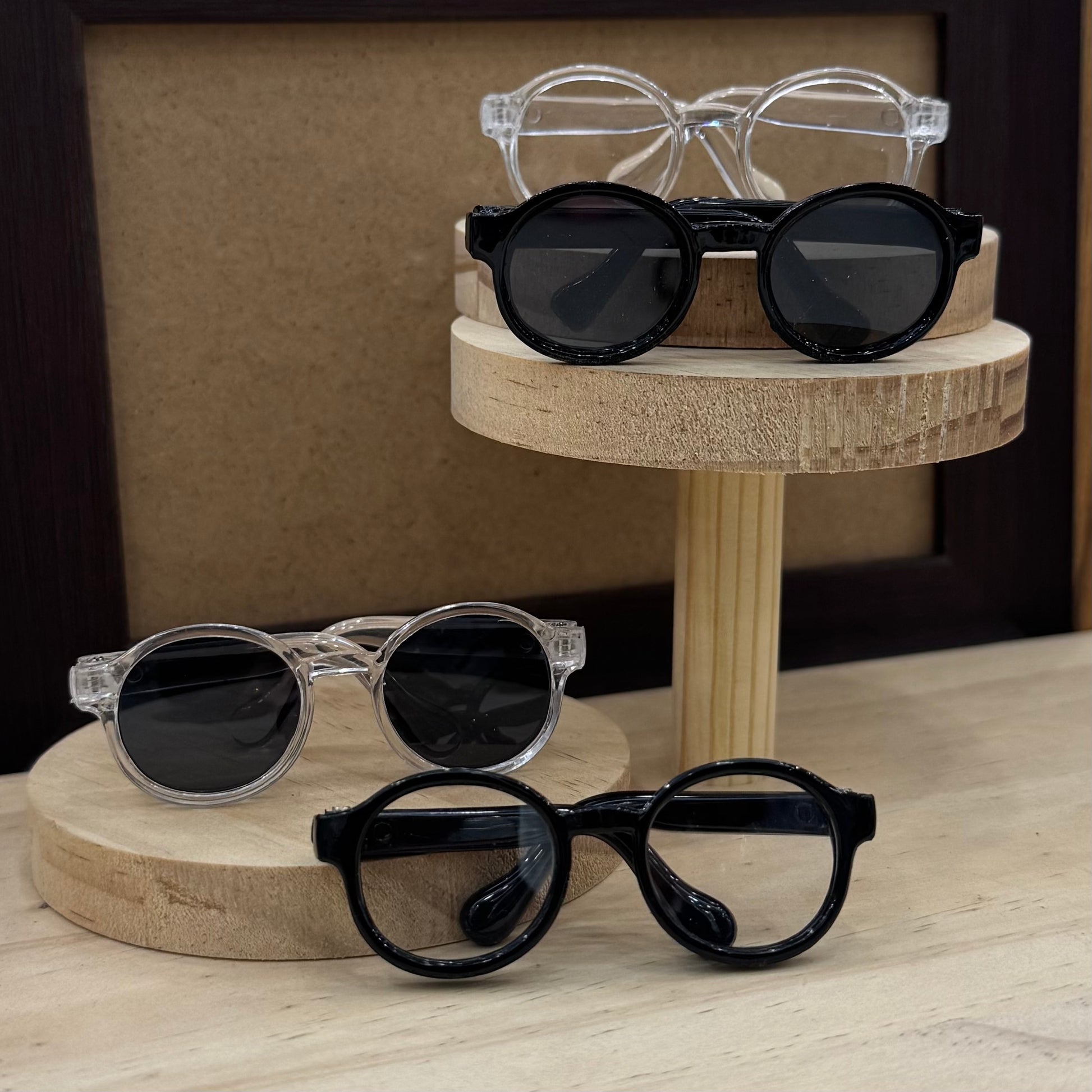 Fashionable and versatile round-framed glasses