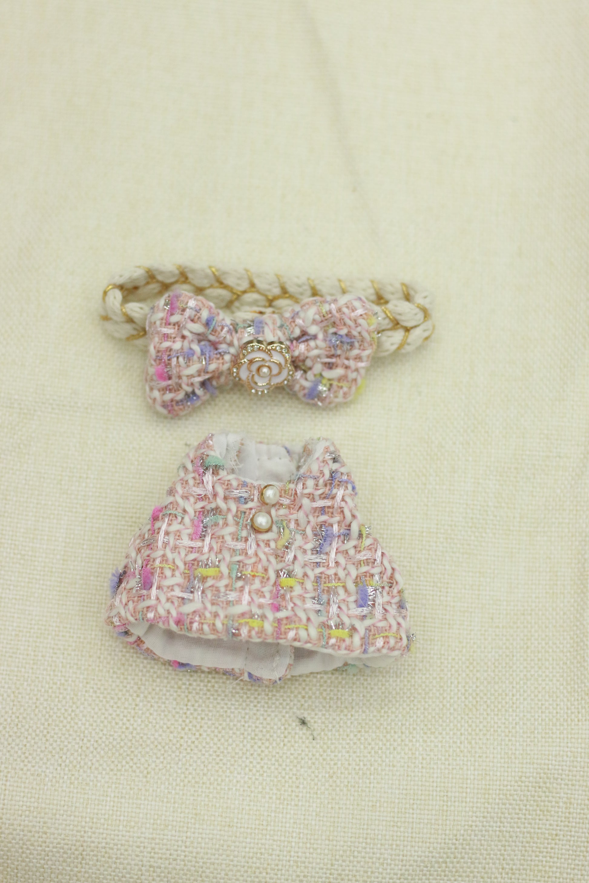 Sweet and delicate chanel-style fashion set