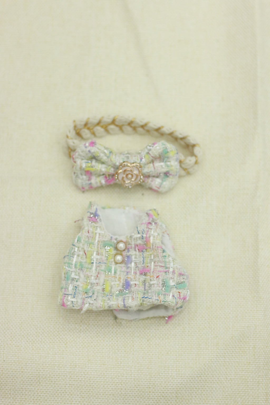 Sweet and delicate chanel-style fashion set