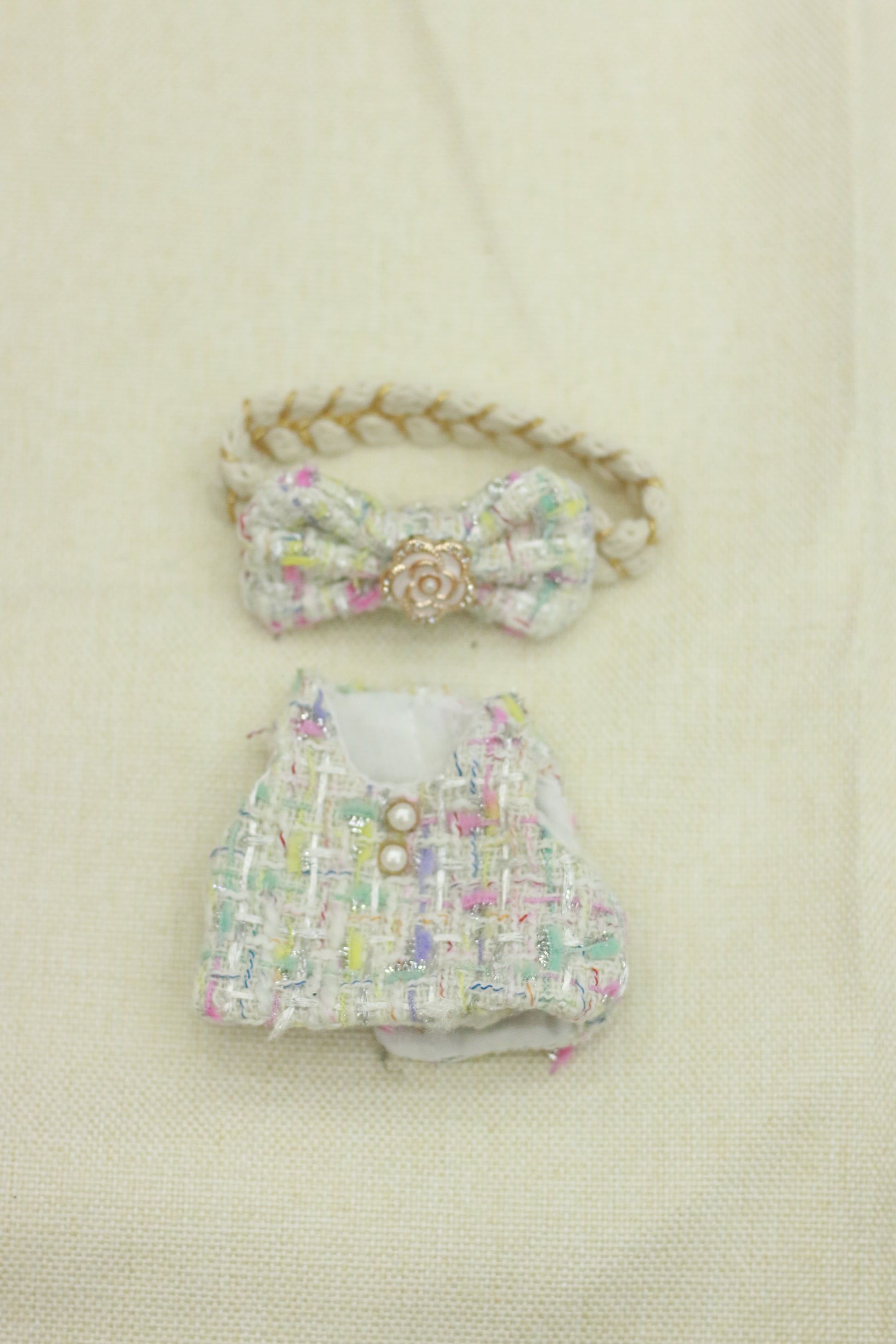 Sweet and delicate chanel-style fashion set