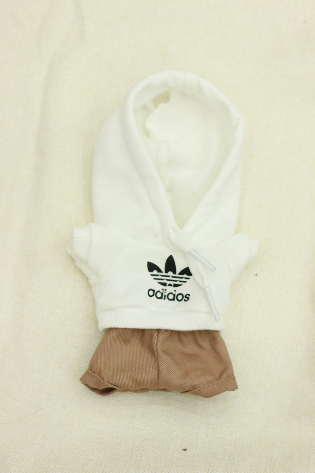 Sporty and casual hooded sweatshirt set