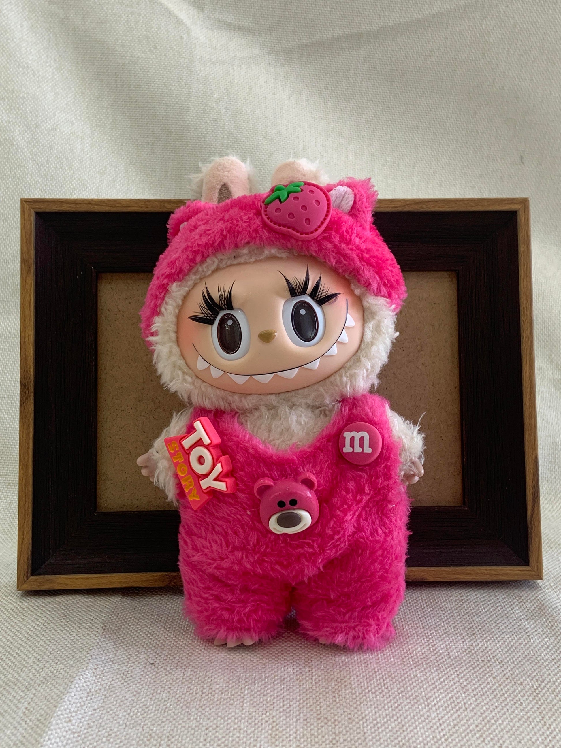Strawberry Bear Fur Suit